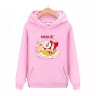 Ice Cream MIXUE Children'S Hoodie Sweater Jacket for girls and boys Size S M L XL Age 3 4 5 6 7 8 9 