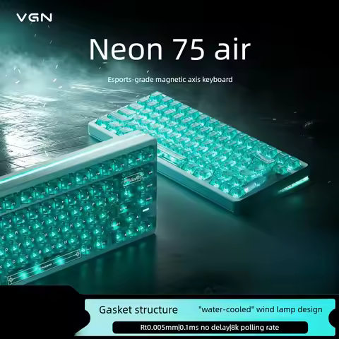 VGN Neon75 Air Magnetic Switch Gaming Keyboard Gasket Structure RGB 8K Polling Rate Esports Mechanic