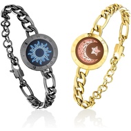 TOTWOO Long Distance Touch Bracelets for Couples, Light up & Vibration for Love - Women's Fashion Sm