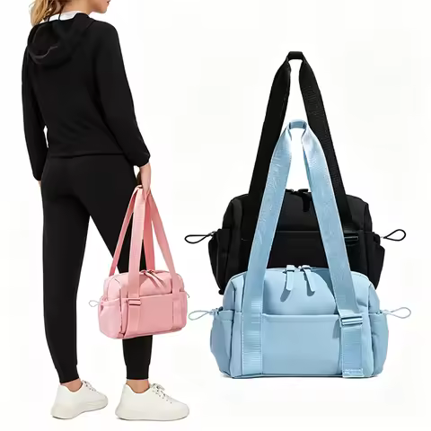 Small Gym Bag Lightweight Carry On Fitness Tote Mini Duffel Women's Gym Bag Sports Multipurpose Trav