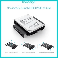 KOKO 2 5in or 3 5in to 5 25in Internal Hard Disk Drive Mounting Bracket Aluminum