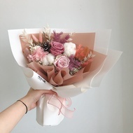 SG Seller | Preserved Rose Pretty Flower Bouquet Anniversary Birthday Gift For Her