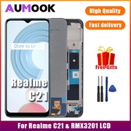 AAA+ IPS LCD Untuk Realme C21 Paparan LCD Skrin Sentuh Digitizer Komponen Pemasangan Untuk Realme C2