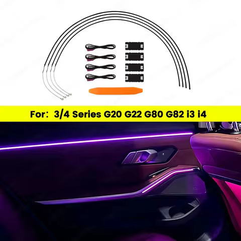 11 Colour Car LED Door Ambient Lights For BMW G20 G21 G22 G26 G80 G82 M3 M4 New 2/3/4 Series Auto In
