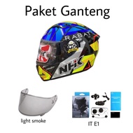 QUALITY PAKET GANTENG HELM NHK FULL FACE NHK GP PRIME MOTIF TITO RABAT