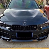 BMW CS Frontlip F30 frontlip pianoblack carbon fiber 13-19 bmw accessories