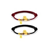 Year of the Horse 999 Silver Lucky Golden Horse Hand-woven Hand Rope Couple Cute Red Rope Braided Ro