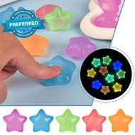 Random Color Star Squeeze Toy Maltose Luminous Pentagram Squeeze Toy F0f6
