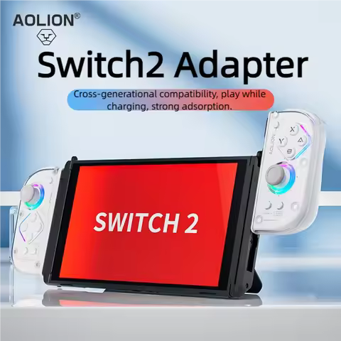 Aolion For JoyCon Adapter Magnetic Adapter Charging Grip for Nintendo Switch 2 Split Handle Converte