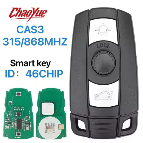 ChaoYueKeyless Smart Remote Key 315Mhz 868Mhz Chip for BMW CAS3 CAS3+ 1/3/5/7 Series X5 X6 E60 E61 E