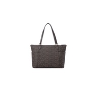 FION Monogram PVC with Leather Tote Bag