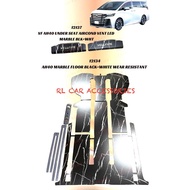 Toyota vellfire alphard agh30 AH40 2016 - 2025 interior steel seat rail cover lip carpet matt karpet