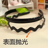 Manufacturer Black Wave Hairpin Unisex Headband Old Lady Polished Headband Headband Wholesale I3TT