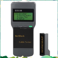 RJ45 Lan Network Cable Tester SC8108 Network Cable Tester STP UTP Ca5e Cat6 Network LAN Length Cable