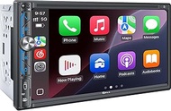 PLZ 6.95" Touchscreen Wireless Car Stereo with Apple CarPlay & Android Auto | Double Din Bluetooth 5
