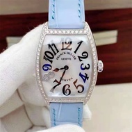 Franck Muller/Mother-of-Pearl 8-Character Dial Original Diamond English Movement Female Watch 2852 Accessories Complete