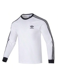 เสื้อยืดแขนยาว คอกลม ยี่ห้อ Adidas Originals รุ่น IA4879 ชาย เครื่องแต่งกายกีฬา วิ่ง ออกกำลังกาย มีล