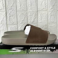 SKECHERS SANDALS MEN'S SLIDE SANDALS SKECHERS SANDALS 19 TH HOLE BUNKER SHOT 229206 TAUPE MAN COMFOR