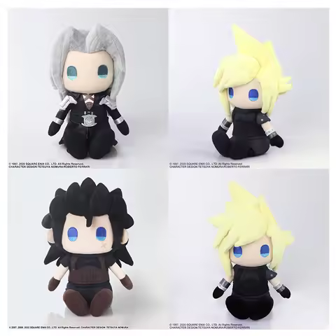 Anime XIVFINAL FANTASY XIV Cloud Strife Zack·Fair Sephiroth Cosplay Cartoon Maumet Pillow Cushion Pu