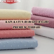 KATUN Dot Cotton Fabric/ Rubiah Uragiri Cotton Fabric/Rubia Cotton Fabric/Meter Rubiah Cotton Fabric
