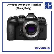 Olympus OM-D E-M1 Mark II (EM1M2) (Black, Body Only) + Freegifts - (Local 12 month Warranty)