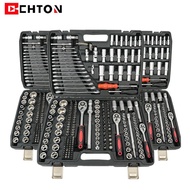 Cross-Border Foreign Trade 216-Piece Set 24-Tooth Black Box Multi-Function Combination Auto Repair H