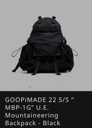 GOOPiMADE 22 S/S MBP-1G 登山背包 + BP-Y6 斜挎包