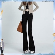 seluar bootcut woman slack bootcut woman Slim Fit Black High-Waist Flare Jeans for Women - Summer St