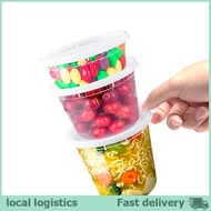 H&Z 10Pcs Food Storage Box With Lid Clear Food Grade BPA-Free Freezer Microwave Safe Meal Prep Deli 