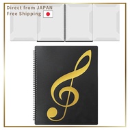 Sheet Music File, 4-Page Expandable, A4 Size, Holds 40 Pages with 10 Sheets, Composing