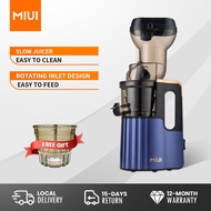 MIUI Slow Juicer 7-stage Screw Electric Cold Press Juicer Rotating Large Diameter + Filterfree Patent Easy Install &amp; Clean