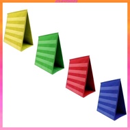 [Kloware2] Tabletop Pocket Chart, Foldable Tabletop Card Display Stand, Double-Sided Desktop Pocket 