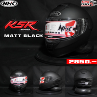 NHK หมวกกันน็อคเต็มใบแว่น2ชั้น รุ่น K5R ลายนักแข่ง!!