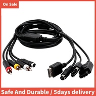 Multi in 1 AV S-Video Cable for DC PS1 PS2 SNES SFC N64  Retro Game Console AV TV Connection Cord