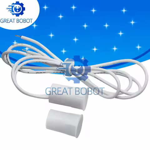 BS 1 Pair RC - 33 Recessed Door Magnetic Switch: Door Magnet Alarm Detector Sensor for Home Security