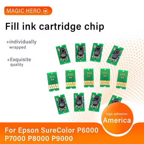 America Version For Epson SureColor P6000 P7000 P8000 P9000 Printer T804A T804B T804D Ink Cartridge 