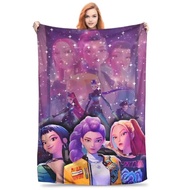 K-Pop Demon Hunters Printed Blanket For Men Women Warm Cozy Fluffy Throw Blankets for Bed 50x60 Inch