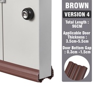 PVC Soundproof Door Seam Strip Dust Blocker Inserted Sealing Gap Bottom Seal Doorstop PENUTUP BAWAH PINTU F12