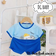 [L10] Cool elastic set short sleeve colored pants for boys and girls to wear to school and going out
