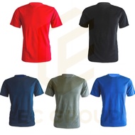 (HARGA BOOM) Men Microfiber T-Shirt / Baju Plain Microfiber Jersey T-Shirt Lelaki / Men Plain Shirt 