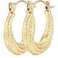 14K Gold Earrings for Women 14K Gold Hoop Earrings for Women Hoop Earring for Womens Hoops Rotating 
