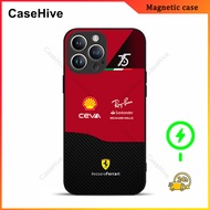 Scuderia Ferrari F1-75 Livery Phone Case for iPhone 17 Pro Max / iPhone 16 Pro Max / 15 Pro Max / 13