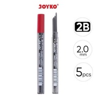 Joyko Pencil Lead PL10 PL-10 2B 2.0 mm - 1 tube