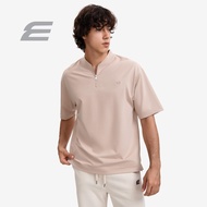 ELGINI E16374 Baju T Oversaiz Zip Separuh Kapas S-XXL | Half-Zip Oversized Cotton Tee