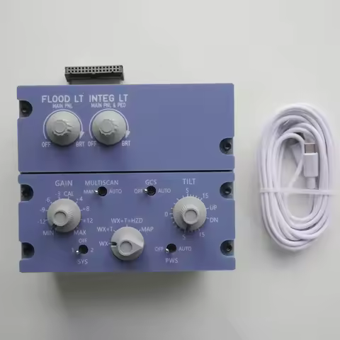 Airbus A320 ECAM Weather Radar Control Panel For Flight Simulator,Supports FENIX/FBW/TOLISSBW A320