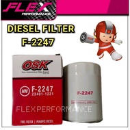OSK DIESEL FUEL FILTER F-2247 HINO PROFIA 23401-1221 HINO TRUCK LORRY LORI FUEL FILTER HINO PROFIA F