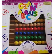 Giant beads abacus (wooden)