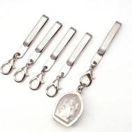 Waist Clip Stainless Steel Buckle Fade-Resistant Thai Amulet Accessory