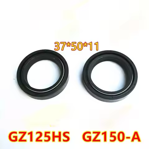 2PCS 37x50x11 Motorcycle front shock absorber oil seal Front Fork Oil Seal For SUZUKI GZ125HS GZ 125