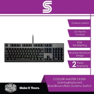 COOLER MASTER CK350 Gaming Keyboard - Blue/Brown/Red Outemu Switch